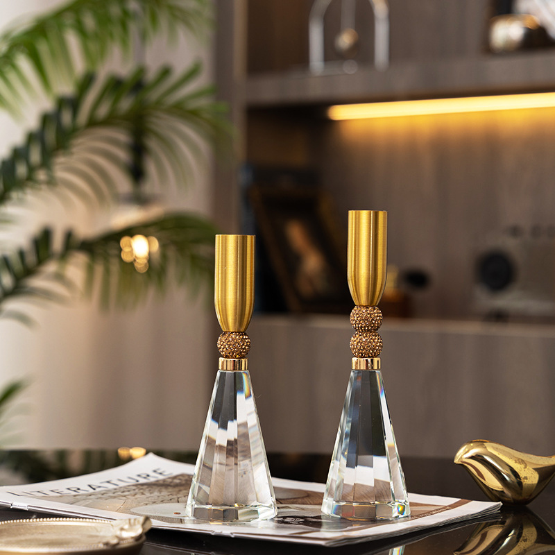 Portavelas de cristal, conjunt - Luxury Candle Supplies Usa reseña y precio