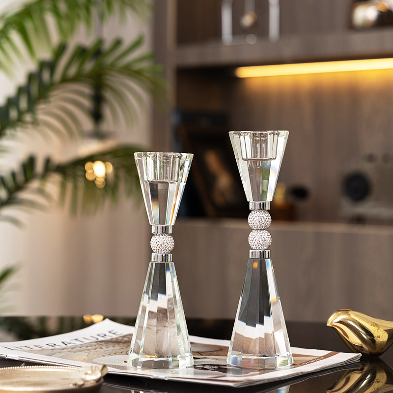 Portavelas de cristal, conjunt - Luxury Candle Supplies Usa reseña y precio