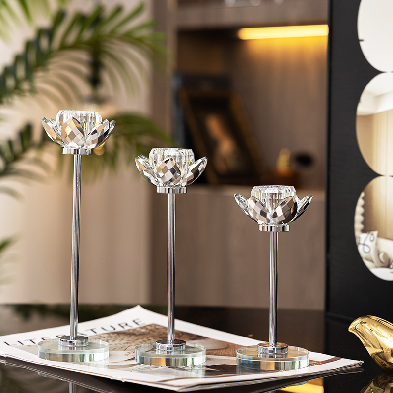 Portavelas de cristal, conjunt - Luxury Candle Supplies Usa reseña y precio