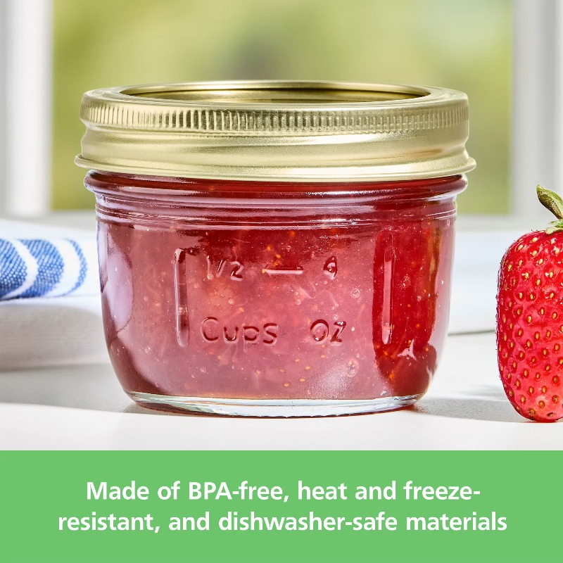 Frascos de Vidrio Mason de 8 o - Mason Jar 8Oz reseña y precio